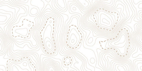 The stylized height of the topographic map contour in lines and contours isolated on transparent. Black and white lines seamless Topographic map patterns, topography line map. 
