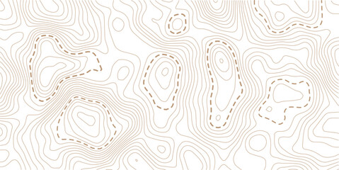 The stylized height of the topographic map contour in lines and contours isolated on transparent. Black and white lines seamless Topographic map patterns, topography line map. 