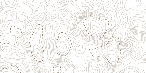 The stylized height of the topographic map contour in lines and contours isolated on transparent. Black and white lines seamless Topographic map patterns, topography line map. 