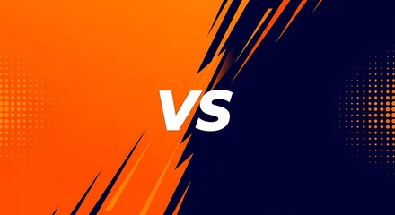 Dynamic versus background with contrasting colors and textures