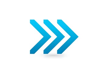 Blue arrows   for UI and navigation logos 
