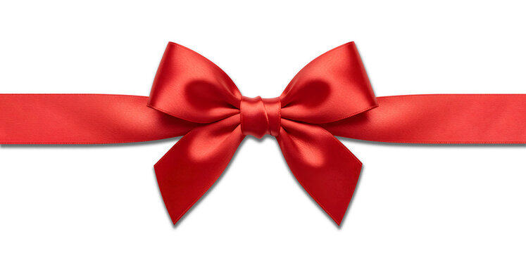 red ribbon bow