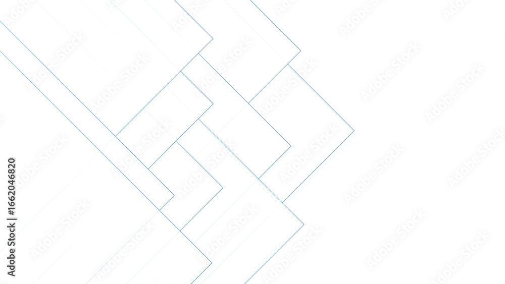 Poster abstract minimal background with overlapping geometric shapes in soft light blue. layered angular li