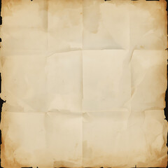 Fototapeta premium This vintage-style folded paper is perfect for vintage design, scrapbooking, and background fills, with its retro feel and natural imperfections adding a handmade touch.