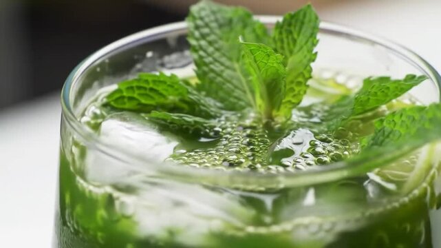 mojito cocktail with mint