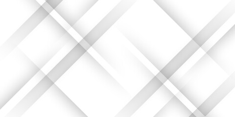 White abstract background geometry shine and 3D layer element vector for presentation design. abstract pattern design Space design concept Suit for business, landing page, wallpaper background.