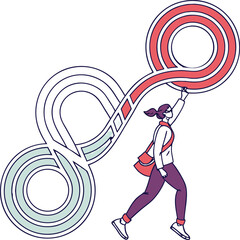 illustration of freedom