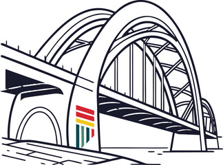 bridge over the river