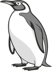 Fototapeta premium Penguin Art Design Collection. Antarctic Penguin Art Design Illustration. Cartoon Penguin Art Design Bundle. Winter Penguin Art Design Pack. Funny Penguin Art Design Set. Baby Penguin Art Design Art