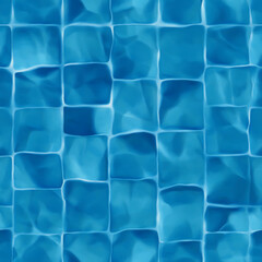 Seamless blue water tile texture background
