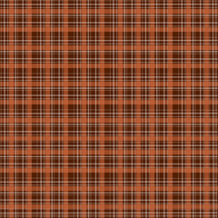 Brown and orange Checkered tartan plaid pattern