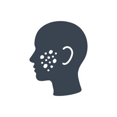 Facial Acne Pustules Icon