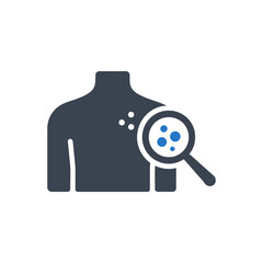 Skin Diagnosis Examination Icon