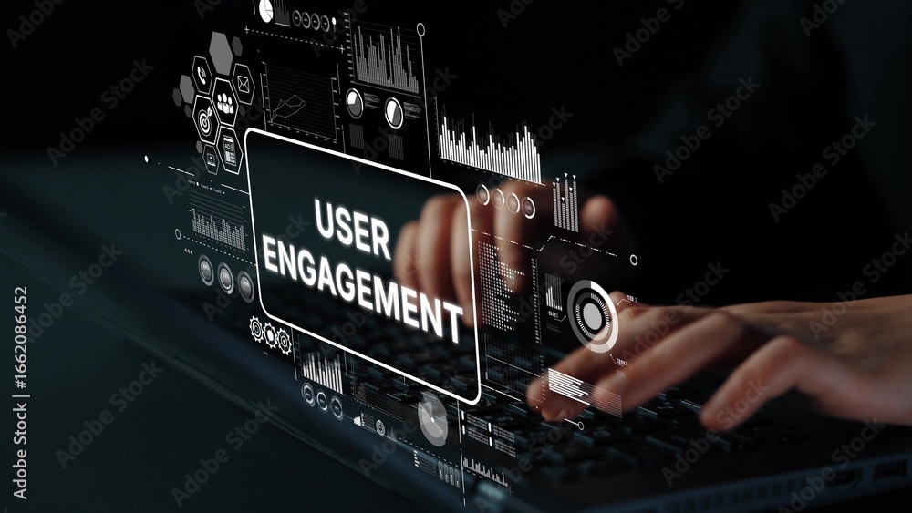 Poster innovative technology for enhancing user engagement through data analysis and interactive interfaces