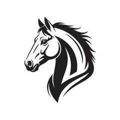 Elegant Horse Head Design