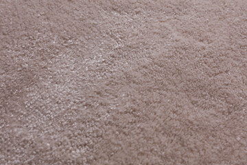 Beautiful soft shaggy carpets rugs texture close up.