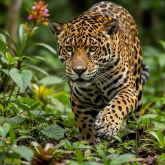 Obraz premium jaguar in the forest