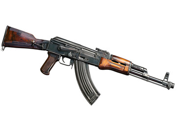 Ak 47 Classic isolated on a transparent background.png