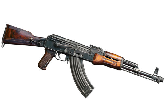 Ak 47 Classic isolated on a transparent background.png
