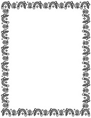 Coquette School Supplies Frame PNG. Back to School Border Clipart. Girly Pink Doodle Frame. Digital Download for Kids Scrapbook Journal Worksheet card