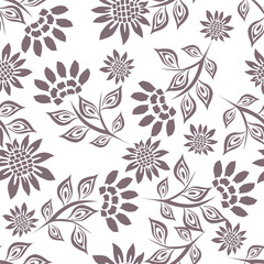 Fototapeta premium seamless floral pattern