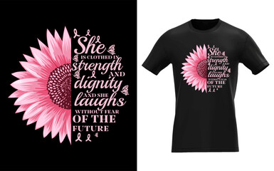 Womens Proverbs 31 Bible Verse Christian Breast Cancer Awareness