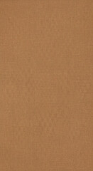 Fototapeta premium Brown linen fabric cloth texture background, seamless pattern of natural textile