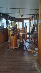 De Holland 1951 stuurhuis tijdens Sail Amsterdam 2025 © Lotte Biesenbeek