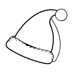 Illustration of a Christmas cap