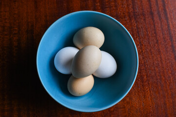 Eggs in a bowl