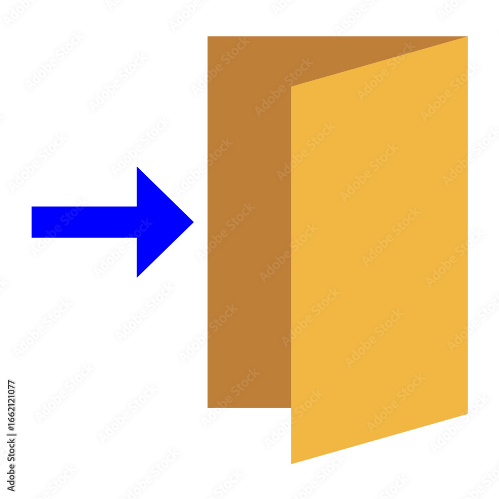 Poster check in vector design icon style