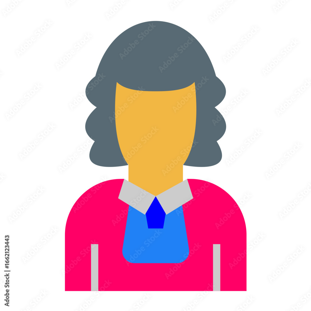 Poster judge vector design icon style
