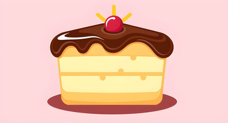 chocolate icing cake, chocolate cream cake, cake with frosting, chocolate pastry vector, sweet treat vector, food vector art, dessert clipart, cake illustration isolated, chocolate birthday cake, choc