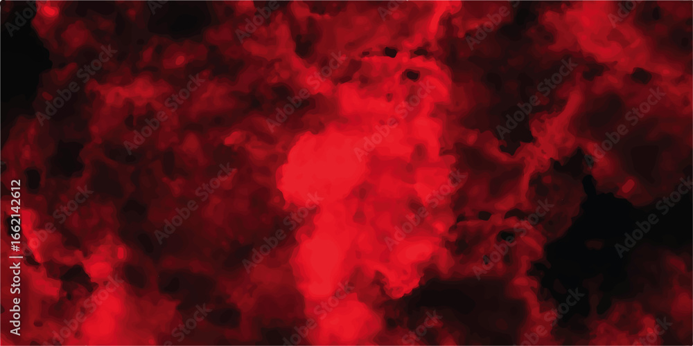 Aufkleber abstract background with clouds and dark red. bright sky with white clouds. texture design panoramic