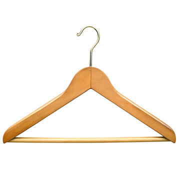 Elegant Wooden Clothes Hanger Premium Quality, Classic Design, Perfect for Wardrobe Organization