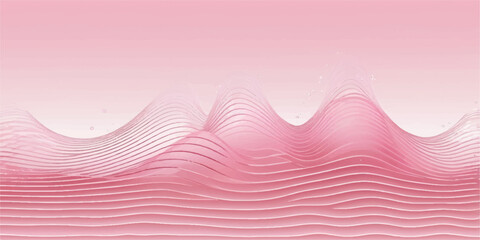 Abstract pink background with a dynamic wave pattern