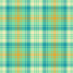 Yellow blue tartan check plaid pattern for textile, fabrics, print, wallpaper, clothing and vector seamless background.