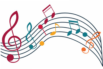 abstract music background