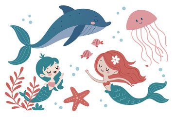 sea animals collection