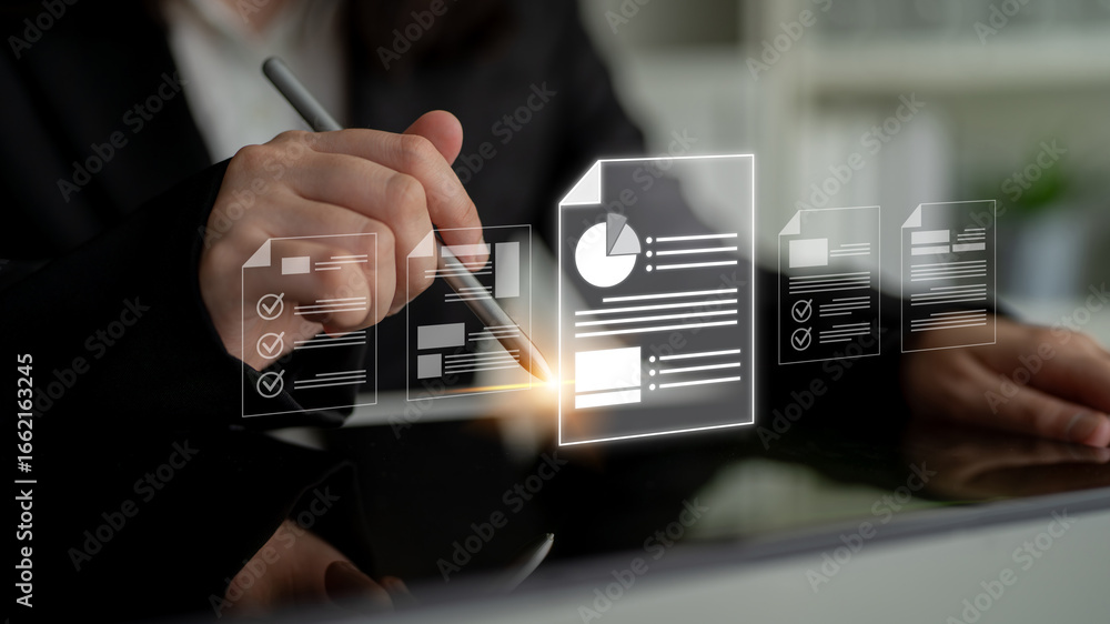 Poster cloud-based document systems improve access, security, and workflow, enabling paperless, productive 