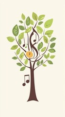 Musical Tree Note &ndash; Harmony Growth Concept