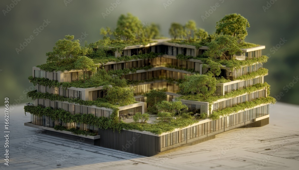 Poster Engineers are integrating green building practices in construction blueprints.