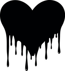 bleeding heart icon vector in trendy style