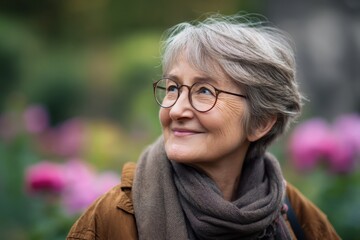 Senior women enjoying laughter and companionship in the park.