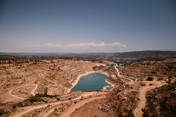 lake in the old quarry