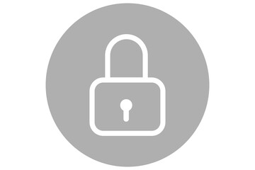 lock icon vector illustration