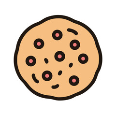 vector illustration of a red apple