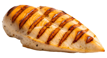 Grilled Chicken Breast Fillet Cooked Transparent Background
