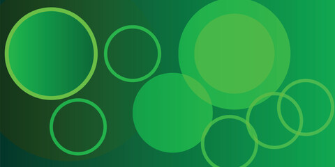 Green abstract background with glowing geometric lines. Futuristic concept. Suit for banner, brochure, cover, poster, website, flyer. Vector illustration