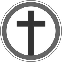 종교-십자가-원형 프레임